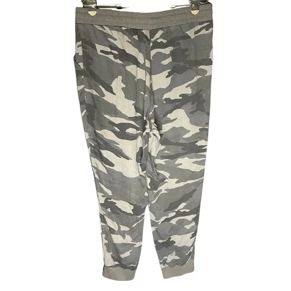 Splendid jogger pants size XL Camo green print comfort soft rayon - Picture 2 of 8